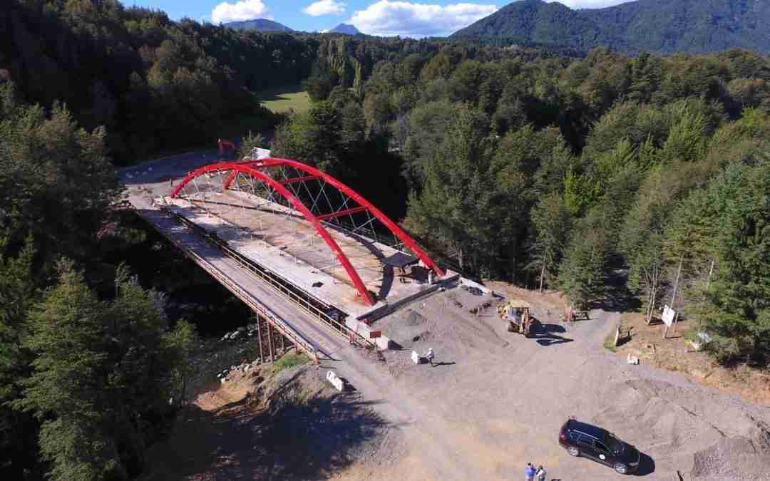 Equipo de Laboratorio de Ingeniería de Puentes realizó visita de instrumentación y monitoreo a construcción de Puente Manchuria en la región de La Araucanía.