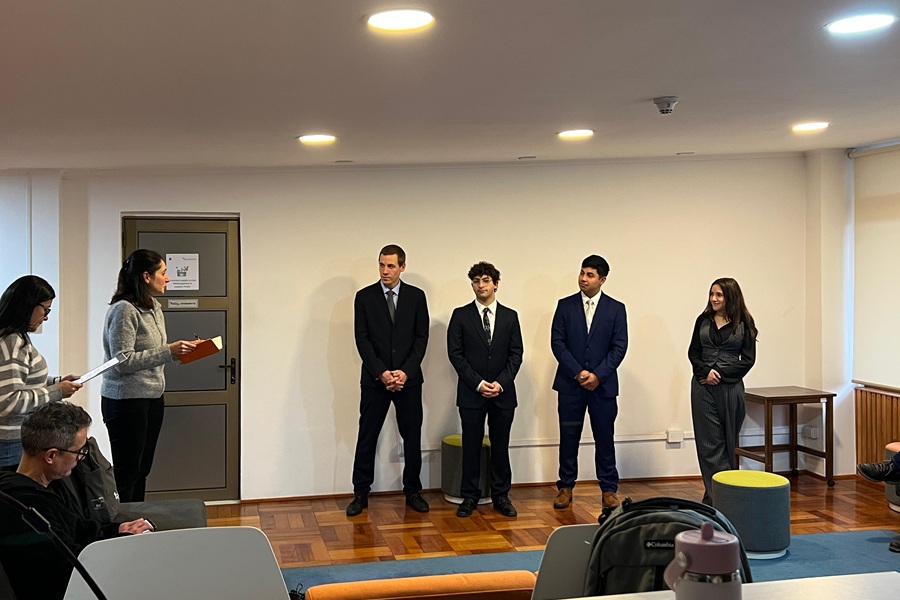 Estudiantes de Magíster en Ingeniería Mecánica y Materiales  presentaron seminario y avances de proyectos