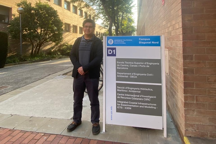 Académico de Ingeniería Naval realizó estancia de investigación en España