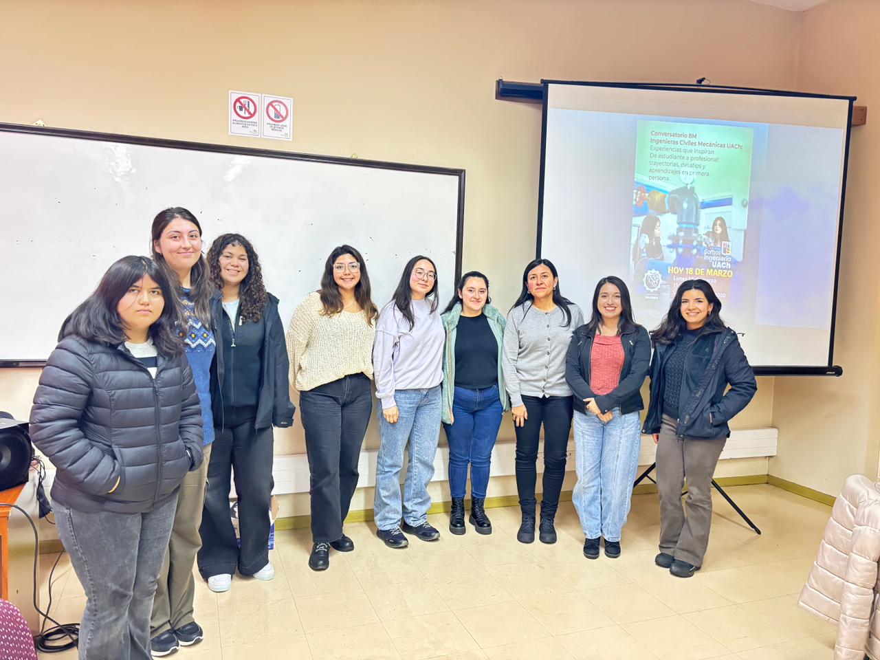 Ingeniería Civil Mecánica UACh conmemoró el 8M con historias de mujeres que inspiran