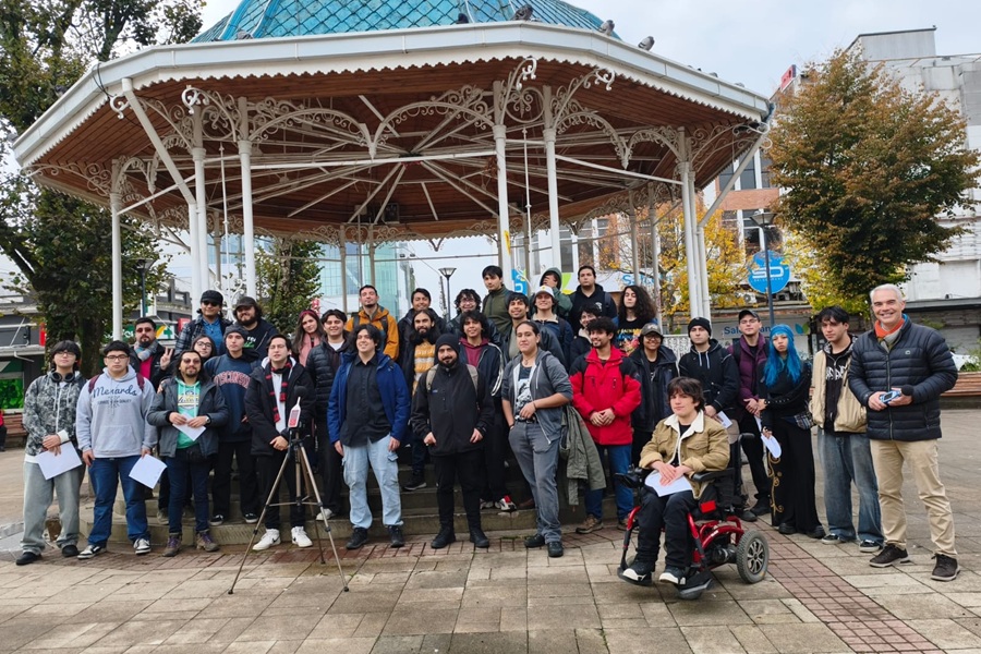 Estudiantes de Acústica UACh realizaron mediciones de ruido de tránsito vehicular
